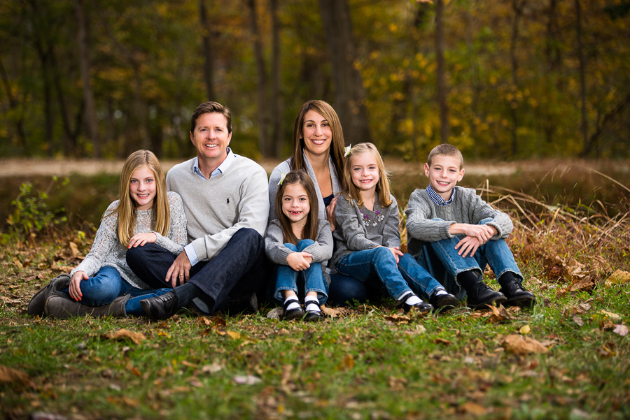 Potomac family Photographer professional outdoor family portrait